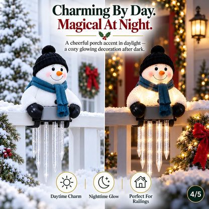 🥳50K+ SOLD!💞☃️WinterGlow Snowman Icicle Light Decor