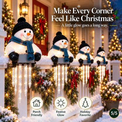 🥳50K+ SOLD!💞☃️WinterGlow Snowman Icicle Light Decor