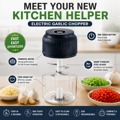 😩 Still Chopping Garlic by Hand? This Kitchen Gadget Does It in 3 Seconds