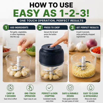 😩 Still Chopping Garlic by Hand? This Kitchen Gadget Does It in 3 Seconds