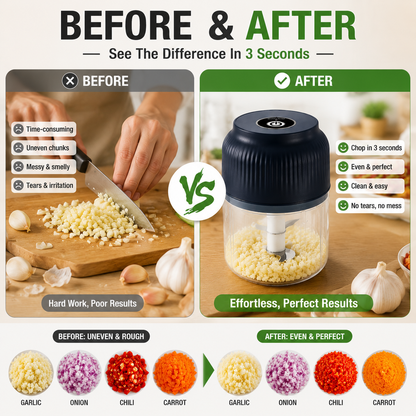 😩 Still Chopping Garlic by Hand? This Kitchen Gadget Does It in 3 Seconds