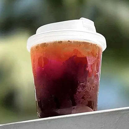 15OZ Heavy-Duty Disposable Coffee Cups with Sip Lids