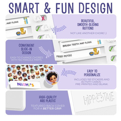 Daily Routine Chart for Kids - Back to School Chores & Visual Schedule